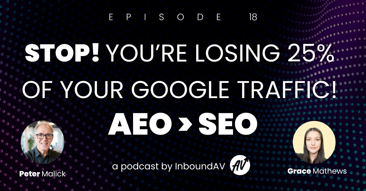 Episode 18: ⚠️ Losing 25% Of Your Google Traffic?! AI to Blame…